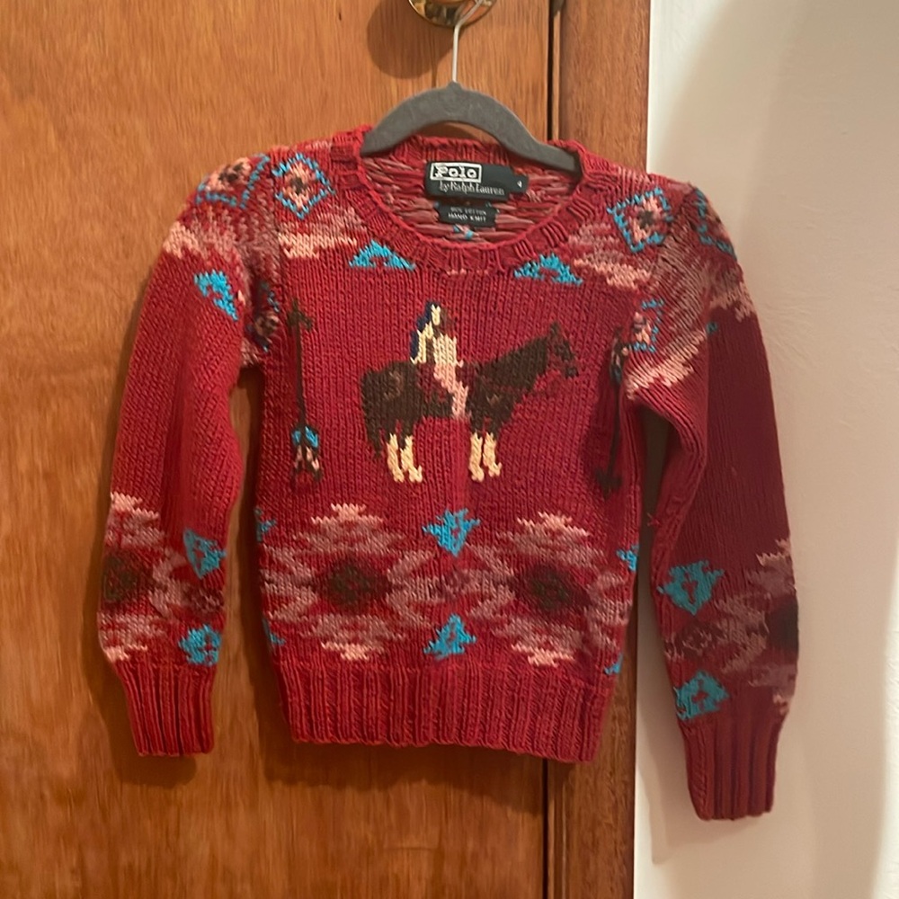 Polo Ralph Lauren Hand Knit Toddler Sweater